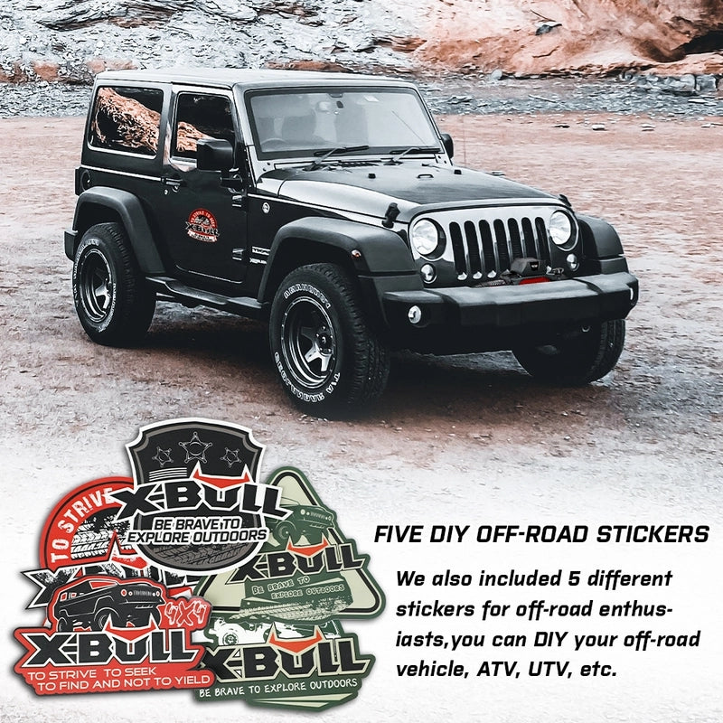 X-BULL KIT1 Recovery track Board Traction Sand trucks strap mounting 4x4 Sand Snow Car RED - MarKay Outdoors