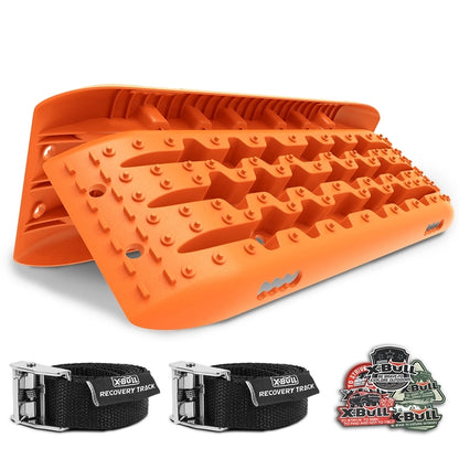 X-BULL KIT1 Recovery track Board Traction Sand trucks strap mounting 4x4 Sand Snow Car ORANGE - MarKay Outdoors