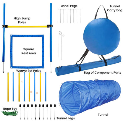 Floofi Dog Agility Training Set FI-DGT-100-SL / FI-DGT-100-YX