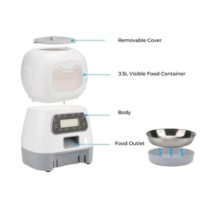 Floofi Automatic Pet Feeder 3.5L FI-FD-115-DR