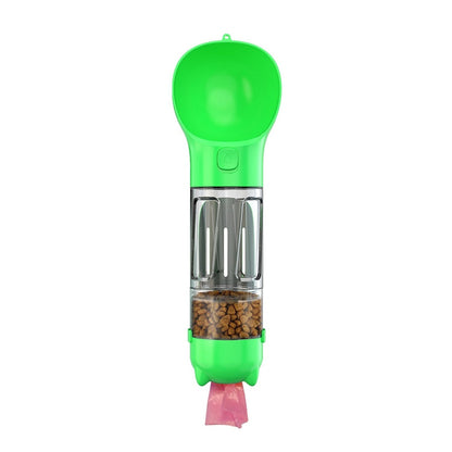 Floofi 4 in 1 pet scooper & feeder Green FI-FD-113-XQ