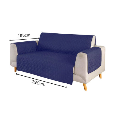 FLOOFI Pet Sofa Cover 3 Seat (Blue) FI-PSC-109-SMT