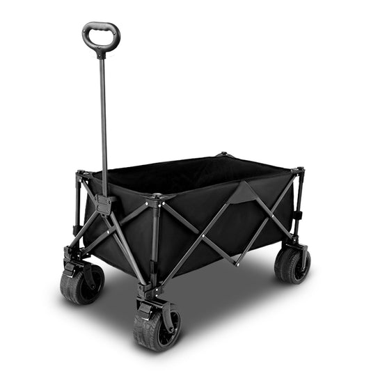 KILIROO Folding Wagon Trolley Cart (Black) KR-CPC-100-RJ