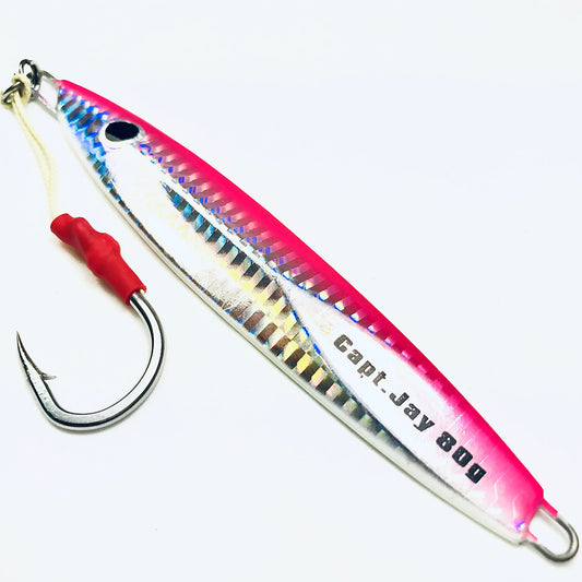 Capt Jay 80g Fishing Saltwater jigs Speed Jigging Slow Jigging Pitching Lures (5pcs, mixed colour)