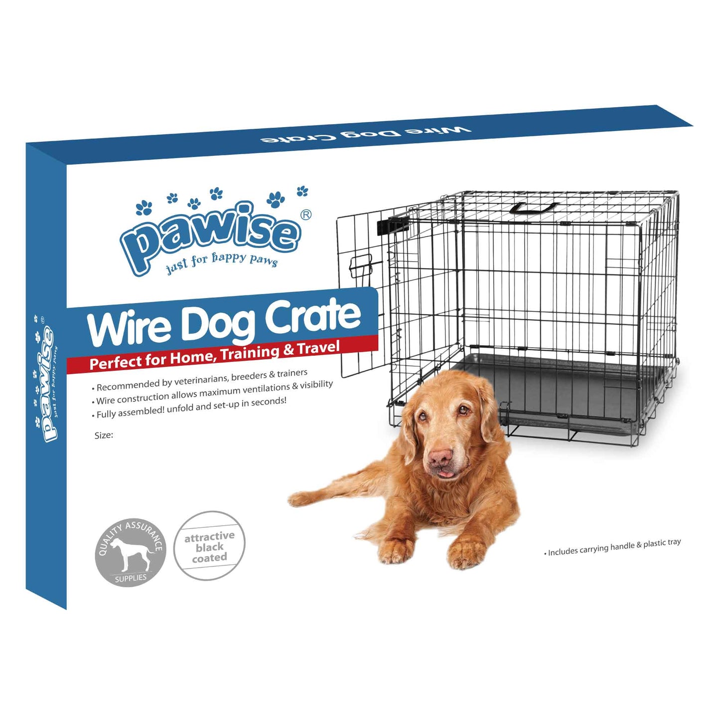 Dog Wire Crate Small - Portable Collapsible Travel Kennel - Pet Puppy Cage - MarKay Outdoors