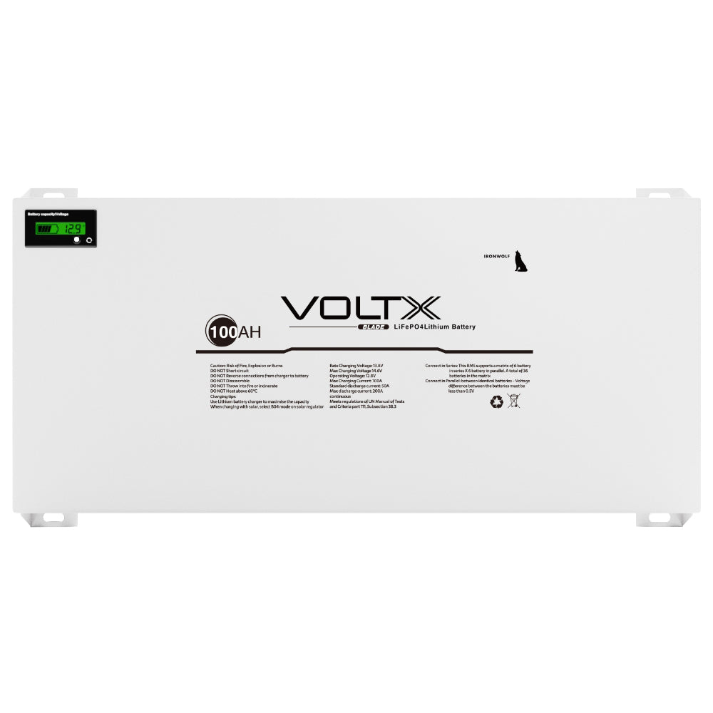 VoltX 12V Lithium Battery 100Ah Blade - MarKay Outdoors