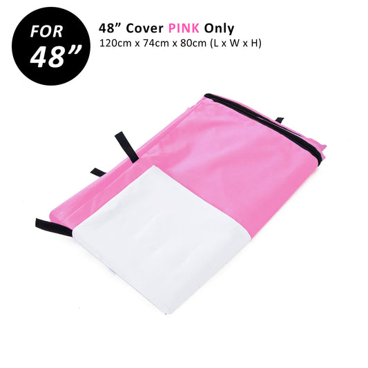 Paw Mate Pink Cage Cover Enclosure for Wire Dog Cage Crate 48in - MarKay Outdoors