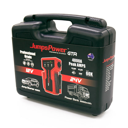 JumpsPower GTR 4000A Jump Starter 12V Powerbank 99900mWh 24V Pro Car Battery Charger LED