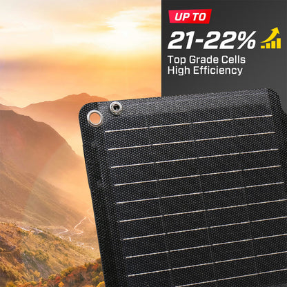 JumpsPower 100W Solar Panel Portable Charger Power Generator Foldable Camping