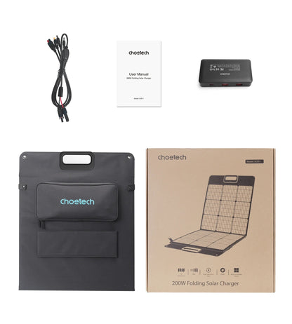 CHOETECH SC011 200W Foldable Solar Charger - MarKay Outdoors