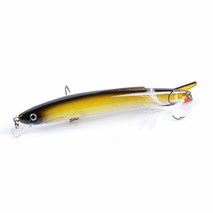 6x Popper Minnow 11.7cm Fishing Lure Lures Surface Tackle Fresh Saltwater - MarKay Outdoors