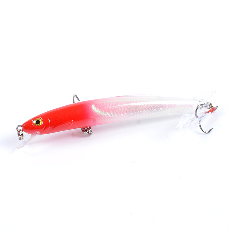 6x Popper Minnow 11.7cm Fishing Lure Lures Surface Tackle Fresh Saltwater - MarKay Outdoors