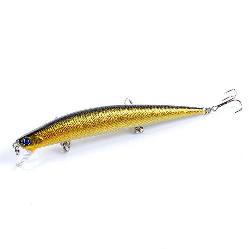 6x Popper Minnow 12.5cm Fishing Lure Lures Surface Tackle Fresh Saltwater - MarKay Outdoors