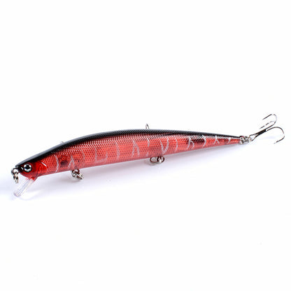 6x Popper Minnow 12.5cm Fishing Lure Lures Surface Tackle Fresh Saltwater - MarKay Outdoors