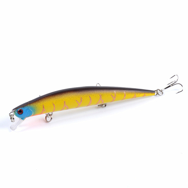 6x Popper Minnow 12.5cm Fishing Lure Lures Surface Tackle Fresh Saltwater - MarKay Outdoors