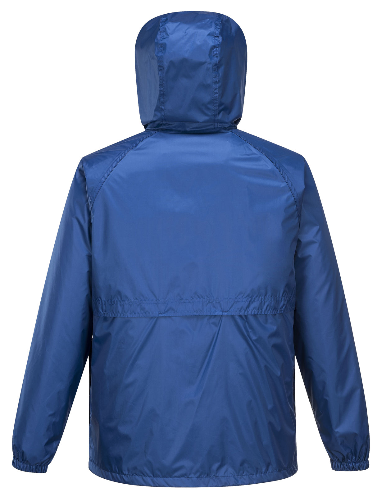 HUSKI STRATUS RAIN JACKET Waterproof Workwear Concealed Hood Windproof Packable - Cobalt - XL