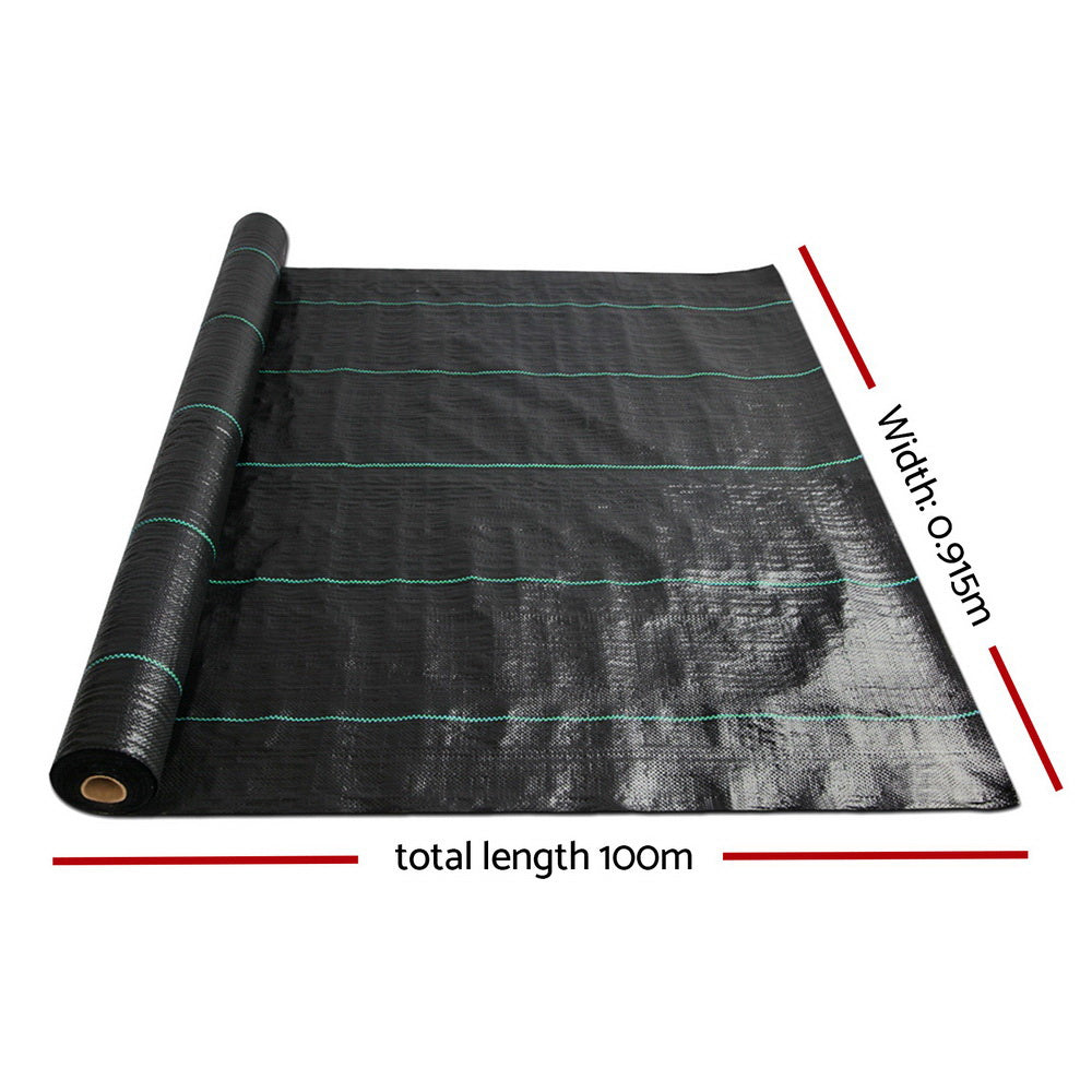 Instahut Weed Control Mat Black - MarKay Outdoors