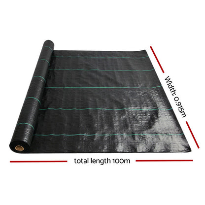 Instahut Weed Control Mat Black - MarKay Outdoors