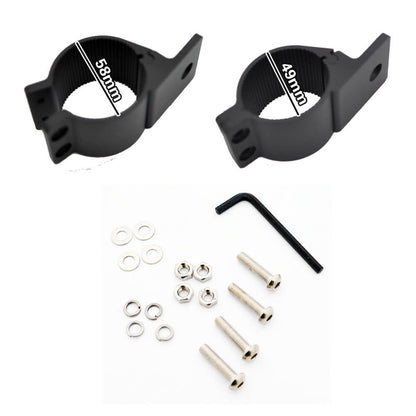 PAIR 2" Bullbar Mounting Bracket Clamp LED Light Bar HID ARB MOUNT UHF 49 54mm - MarKay Outdoors