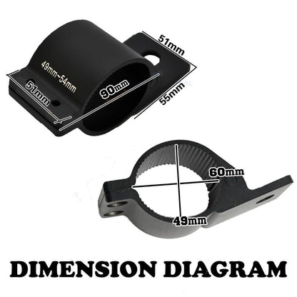 PAIR 2" Bullbar Mounting Bracket Clamp LED Light Bar HID ARB MOUNT UHF 49 54mm - MarKay Outdoors